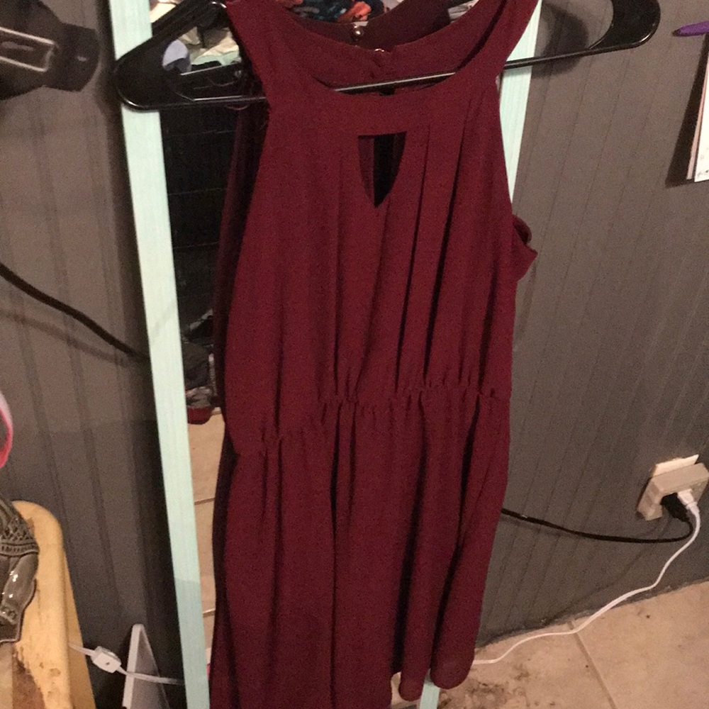 Maroon dress
